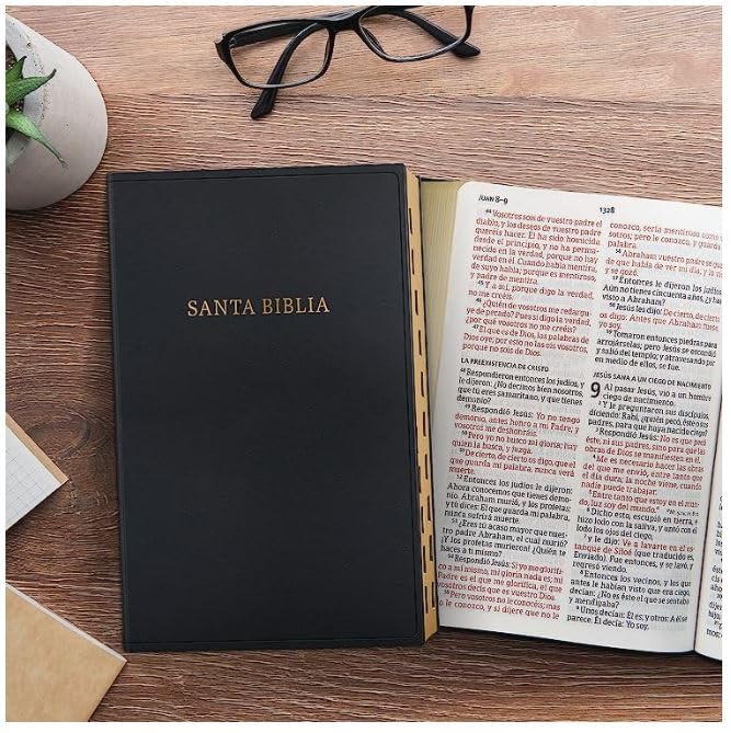 Biblia Reina Valera 1960 Letra súper gigante. Imitación piel, negro, con índice | RVR 1960 Super Giant Print Bible, Imitation leather, Black, Indexed (Spanish Edition)