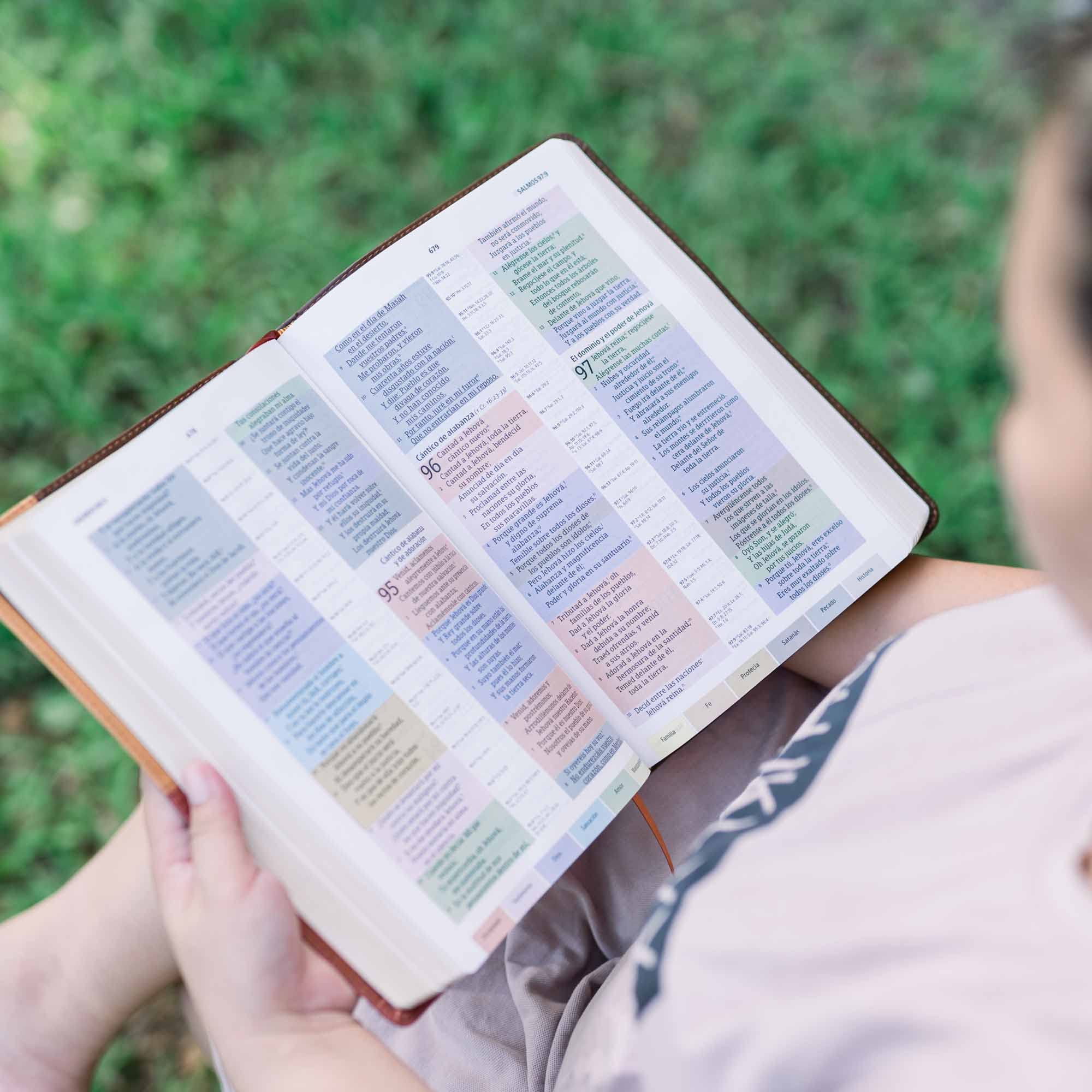 Biblia en Español Personalizada | biblia reina valera 1960 en espanol | Custom Engraved Spanish Rainbow Bible Christian Gifts Spanish Bible