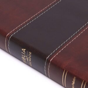 Reina Valera 1960 Biblia del Pescador, letra grande, caoba símil piel | RVR 1960 Fisher of Men Bible Hand size, Mahogany LeatherTouch (Spanish Edition)