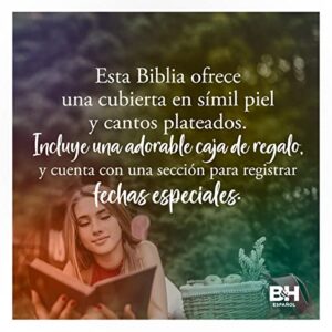 Reina Valera 1960 Biblia Mis Quince, rosa y blanco símil piel | RVR 1960 Mis Quince Bible, Pink/White, LeatherTouch (Spanish Edition)