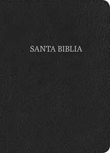 rvr 1960 biblia letra súper gigante negro, piel fabricada (spanish edition)