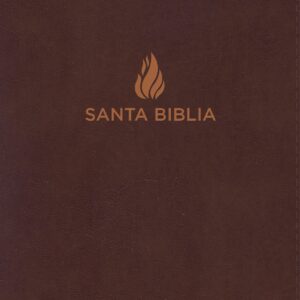 NVI Biblia Compacta Letra Grande marrón, piel fabricada (Spanish Edition), Font size 7.5 pt