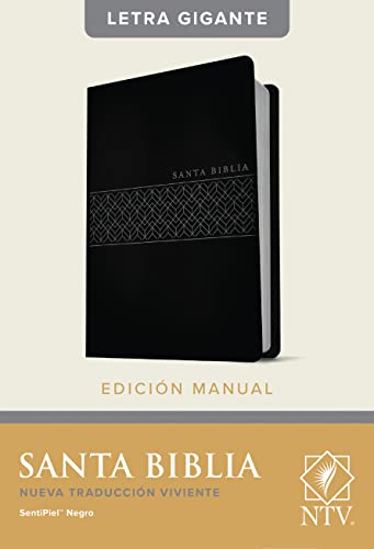 Santa Biblia NTV, Edición manual, letra gigante (SentiPiel, Negro, Letra Roja) (Spanish Edition)