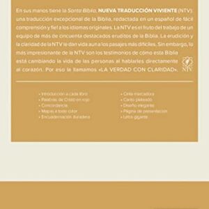 Santa Biblia NTV, Edición manual, letra gigante (SentiPiel, Negro, Letra Roja) (Spanish Edition)