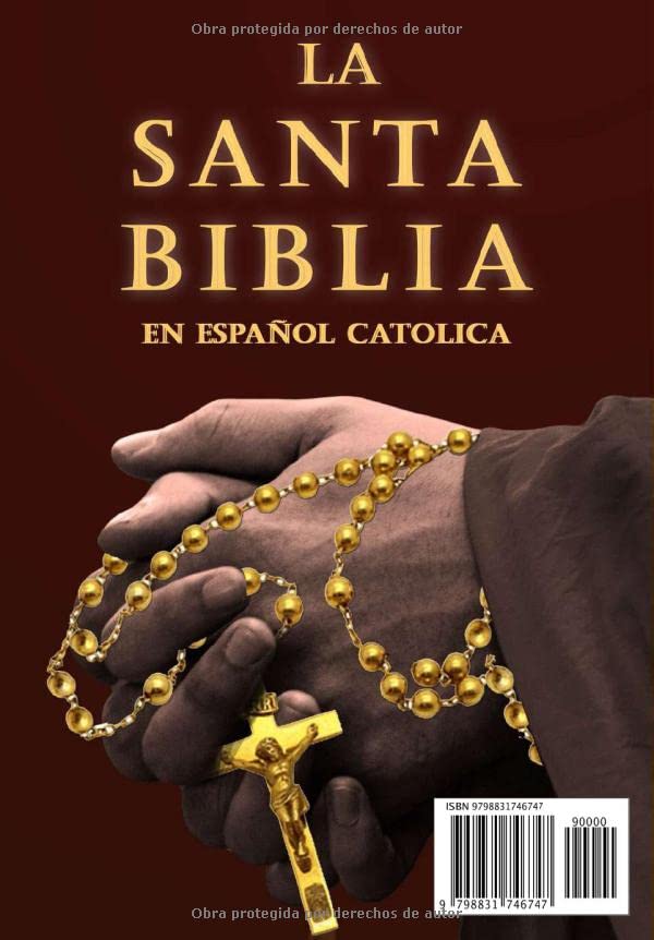 LA SANTA BIBLIA Letra Grande En Español Catolica : la Creación del mundo por Dios y la vida de los grandes patriarcas......: Sagrada Biblia cristiana ... / Catholic Bible Spanish (Spanish Edition)