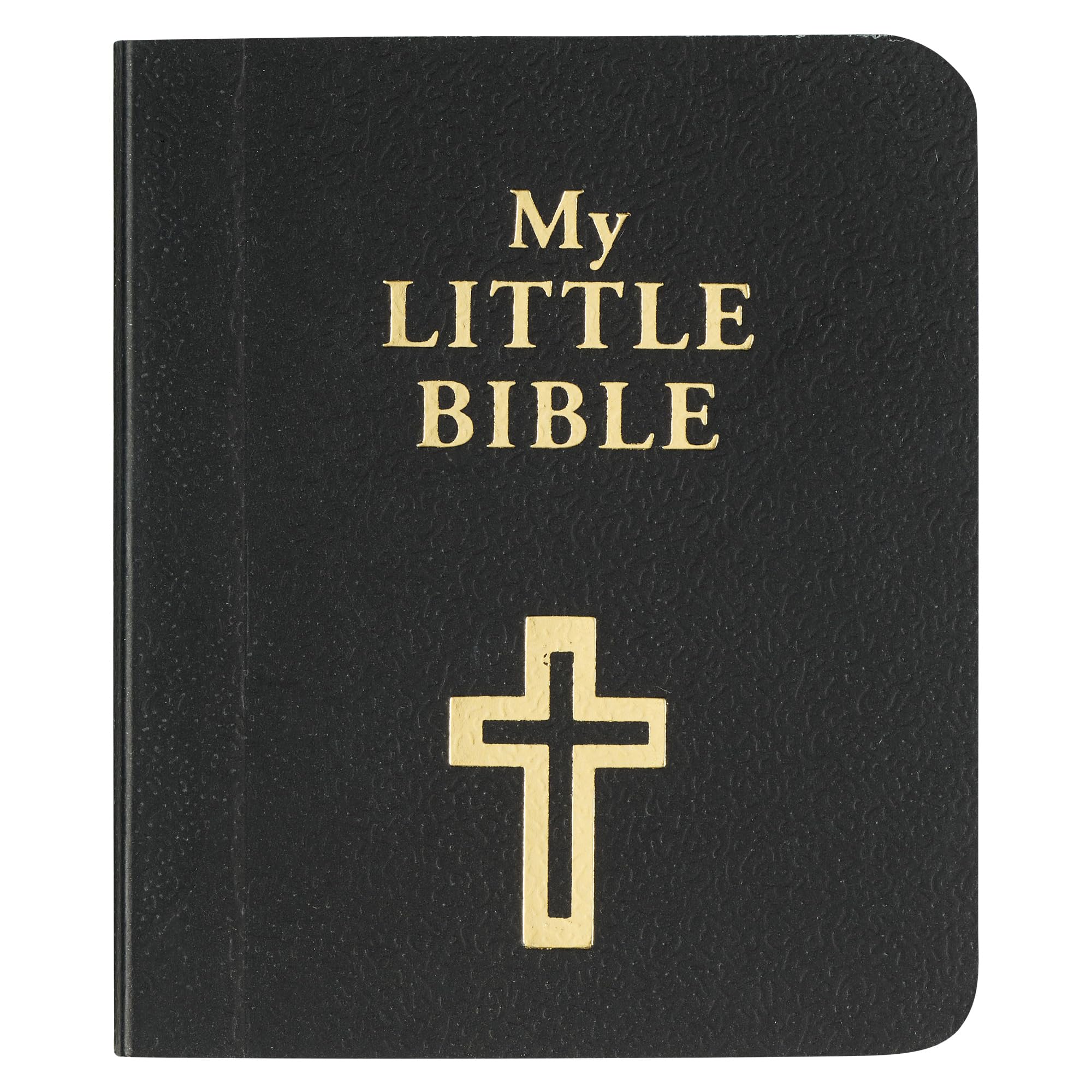 My Little Bible 2” Standard Edition - Selections of Key Verses From Every Book, Tiny Palm-size OT NT Scripture for Ministry Outreach, Classic 1769 KJV Text, 2" x 2.5”, Black