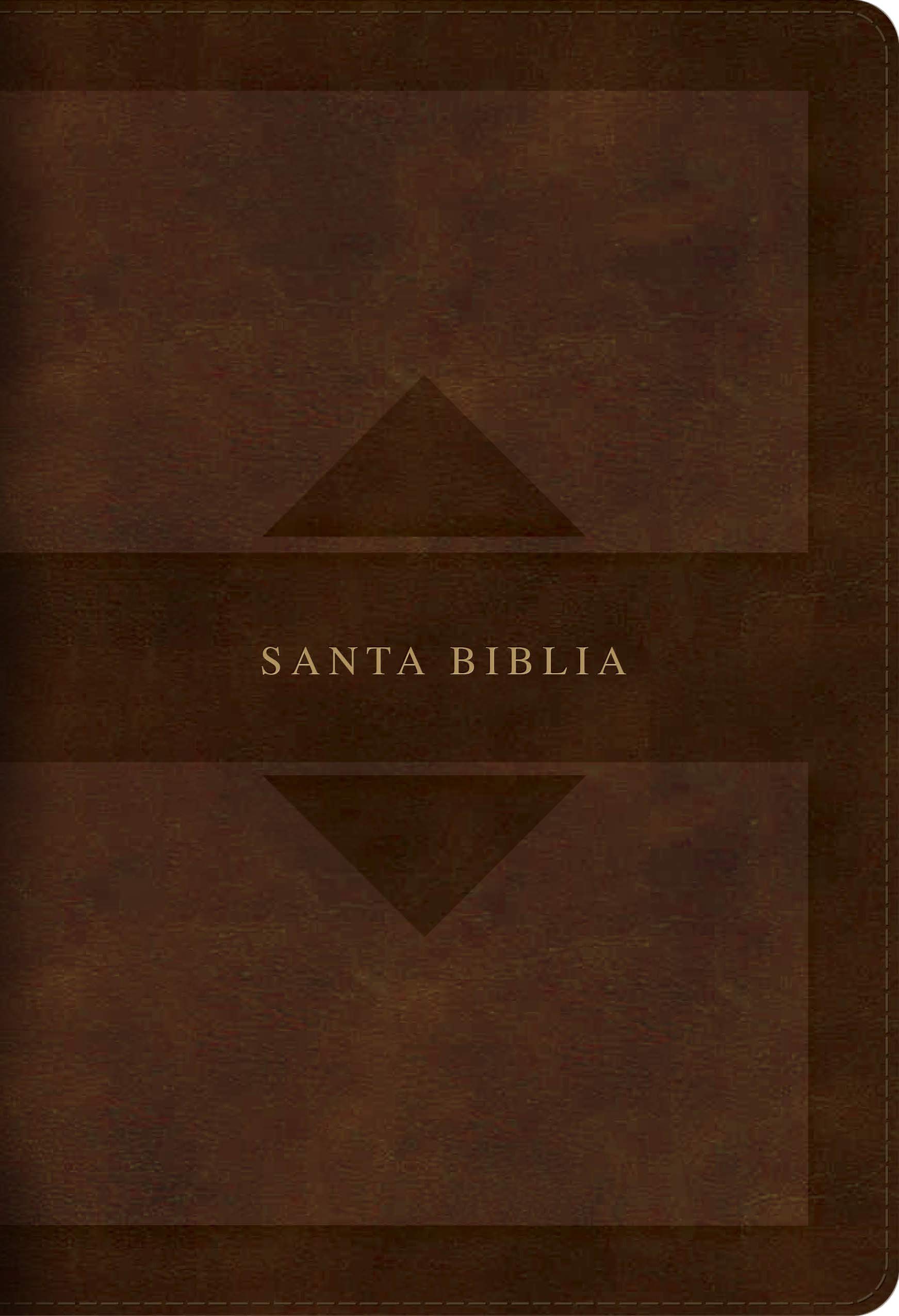 RVR 1960 Biblia letra grande tamaño manual edición tierra santa, café símil piel Mass Market: Santa Biblia (Spanish Edition)