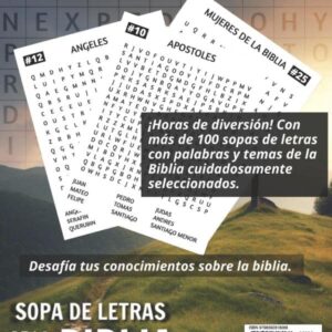 SOPA DE LETRAS DE LA BIBLIA - LETRA GRANDE EN ESPAÑOL: FÁCIL DE LEER - SOPA DE LETRAS EN ESPAÑOL PARA ANCIANOS Y ADULTOS MAYORES CRISTIANOS (Spanish Edition)