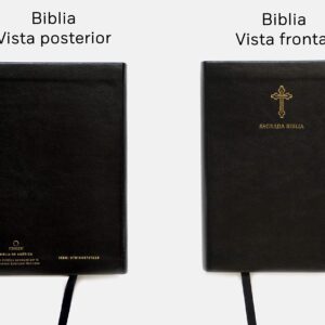 Biblia Católica en español. Símil piel negro, tamaño compacto / Catholic Bible. Spanish-Language, Leathersoft, Black, Compact