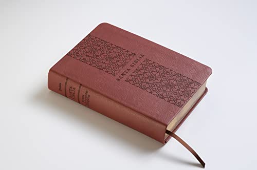 Santa Biblia NTV, Edición compacta, letra grande (SentiPiel, Café, Índice, Letra Roja) (Spanish Edition)