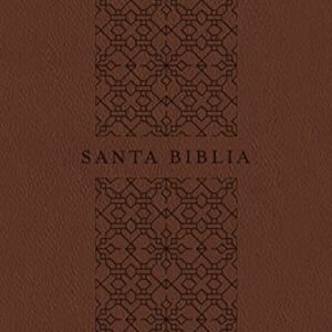 Santa Biblia NTV, Edición compacta, letra grande (SentiPiel, Café, Índice, Letra Roja) (Spanish Edition)