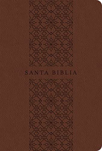 Santa Biblia NTV, Edición compacta, letra grande (SentiPiel, Café, Índice, Letra Roja) (Spanish Edition)