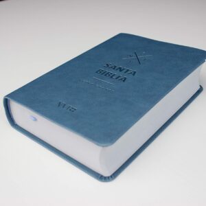 Biblia NVI letra grande - Tamaño mediano - Azul
