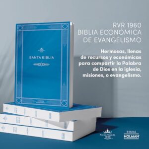 RVR 1960 Biblia edición económica, azul tapa rústica | RVR 1960 Economic Bible Blue Paperback (Spanish Edition)