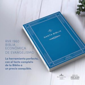 RVR 1960 Biblia edición económica, azul tapa rústica | RVR 1960 Economic Bible Blue Paperback (Spanish Edition)