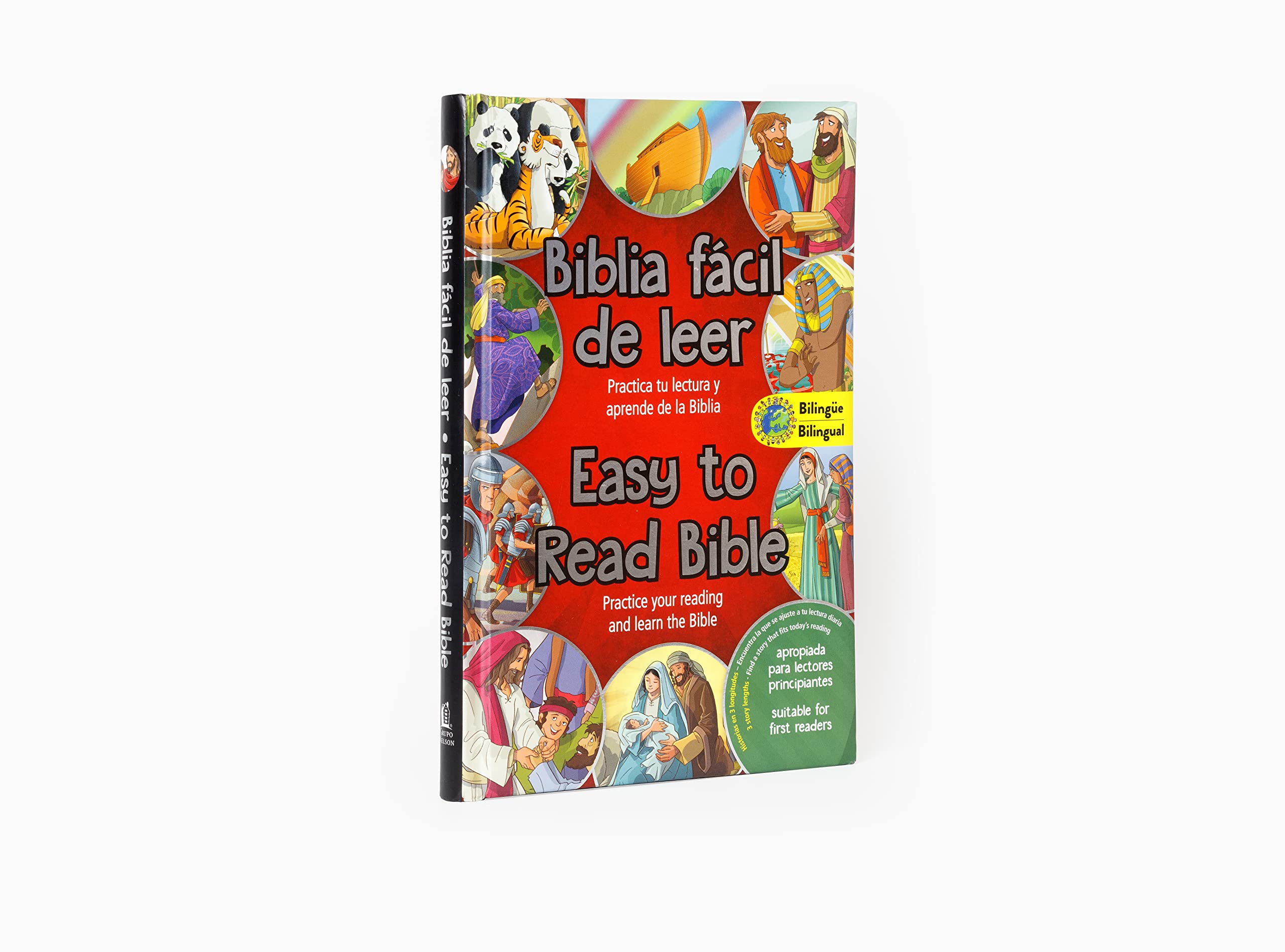 Easy to Read Bible (Bilingual) / La Biblia fácil de leer (Bilingüe): Practice your reading and learn the Bible (Spanish Edition)