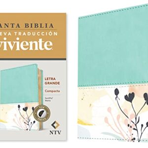 Santa Biblia NTV, Edición compacta, letra grande (SentiPiel, Menta, Índice, Letra Roja) (Spanish Edition)