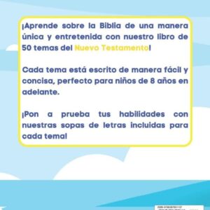 Juega y Aprede De la Biblia - Nuevo Testamento: 50 historia bíblicas con sopa de letras - Libro para niños en español (Libros Bíblicos para niños en español) (Spanish Edition)