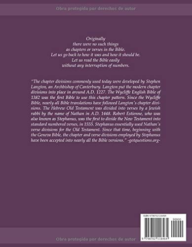 Santa Biblia: Nuevo Testamento: Reina Valera 1909 (Sin Capítulos, Versos y Notas) (Spanish Edition)