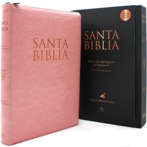 Biblia para Mujer Reina Valera 1960 Letra Super Gigante con Cierre y Indice en color Rosado con Estuche de Proteccion Edicion Especial en Español/ Super Giant Print RVR 1960 (Spanish Edition)