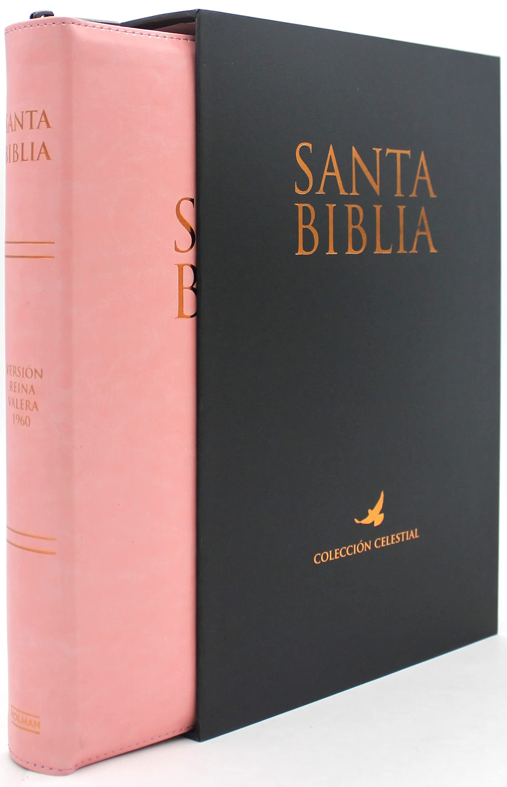 Biblia para Mujer Reina Valera 1960 Letra Super Gigante con Cierre y Indice en color Rosado con Estuche de Proteccion Edicion Especial en Español/ Super Giant Print RVR 1960 (Spanish Edition)