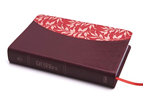 Biblia Reina Valera 1960 de Estudio para mujeres vino tinto-fucsia, símil piel | RVR 1960 Women Study Bible, Burgundy-Fuschia LeatherTouch (Spanish Edition)
