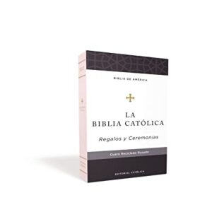 Biblia Católica, Regalos y Ceremonias, color Rosa, Cuero Reciclado (Biblia De America) (Spanish Edition)