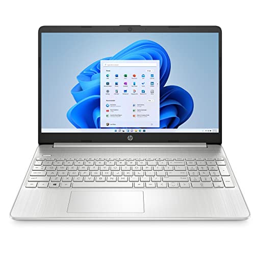 HP 15 Series 15.6" Touchscreen Laptop Intel Core i3-1115G4 8GB RAM 256GB SSD Natural Silver - 11th Gen i3-1115G4 Dual-core - Integrated Intel UHD Graphics - 25 GB Dropbox storage for 12 months -