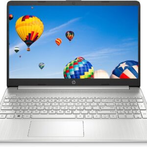 HP 15.6" HD Busienss Laptop Newest, 6-core AMD Ryzen 5 5500U(up to 4.0GHz), 8GB RAM, 256GB SSD, USB-A&C, WiFi, Fast Charge, Windows 11 + GM Accessory, Silver