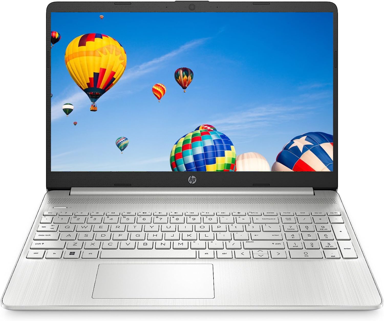 HP 15.6" HD Busienss Laptop Newest, 6-core AMD Ryzen 5 5500U(up to 4.0GHz), 8GB RAM, 256GB SSD, USB-A&C, WiFi, Fast Charge, Windows 11 + GM Accessory, Silver