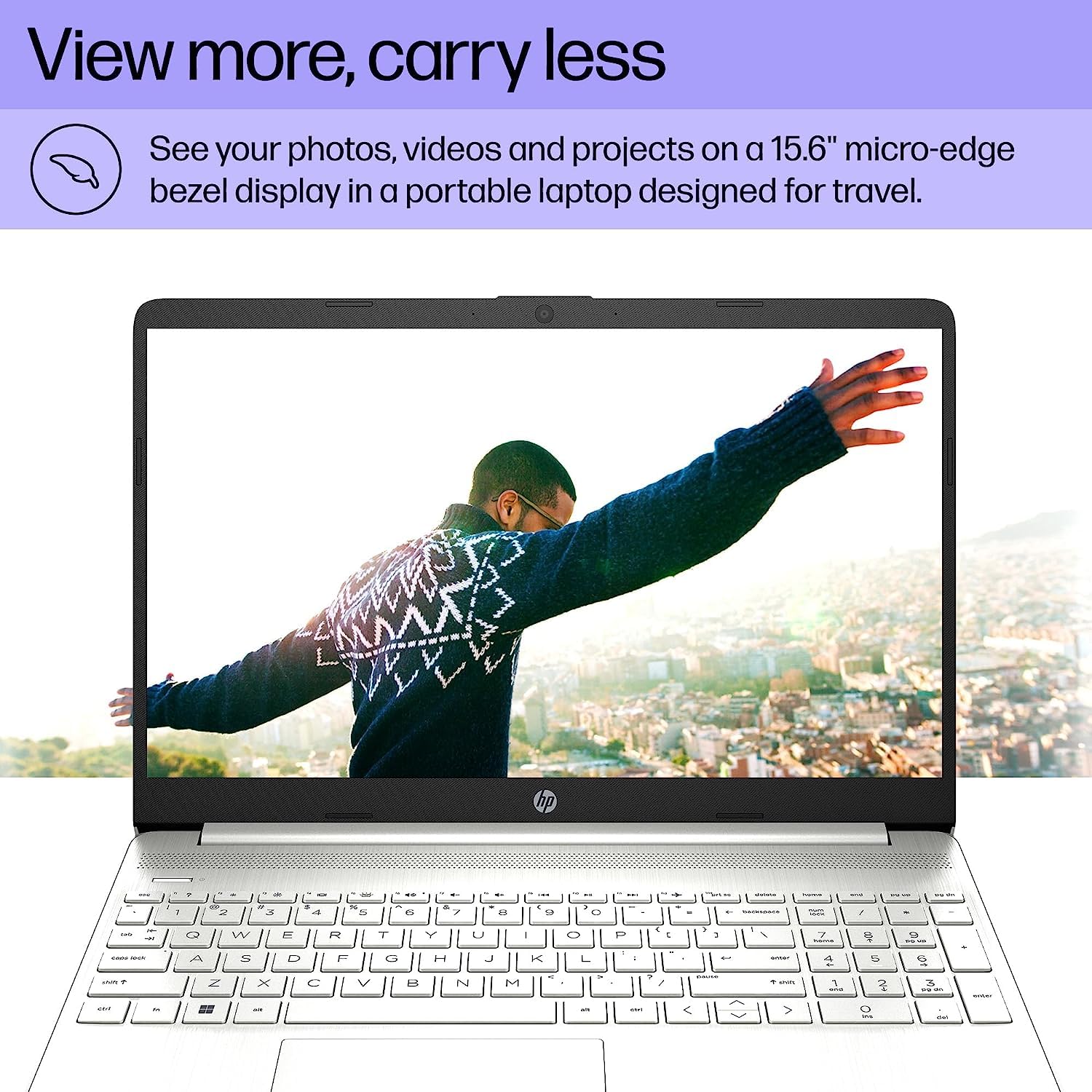 HP 15.6" HD Busienss Laptop Newest, 6-core AMD Ryzen 5 5500U(up to 4.0GHz), 8GB RAM, 256GB SSD, USB-A&C, WiFi, Fast Charge, Windows 11 + GM Accessory, Silver