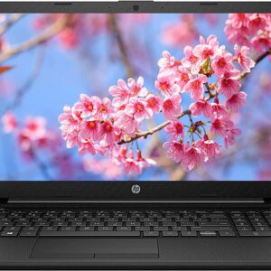 HP Notebook 15 15.6-inch Laptop - Intel Celeron N4020 Processor - 8GB DDR4 Memory - 128GB SSD - Webcam - Type-C - RJ-45 - HDMI - Windows 10 Home (Renewed)