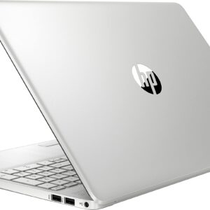 HP Notebook 15 15.6-inch HD Laptop, Intel Celeron N4120 Processor, 8GB DDR4 Memory, 256GB SSD, Webcam, USB Type-C, RJ-45, HDMI, Windows 11 Home, Silver (Renewed)