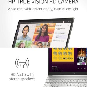 HP 15.6 FHD Laptop IPS Flagship Computer, Intel 4 Core i5-1135G7(Up to 4.2GHz, Beat i7-1060G7), 8GB RAM, 512GB PCIe SSD, Iris Xe Graphics, WiFi, Bluetooth, Win11, w/GM Accessories, Silver