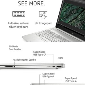 HP 15.6 FHD Laptop IPS Flagship Computer, Intel 4 Core i5-1135G7(Up to 4.2GHz, Beat i7-1060G7), 8GB RAM, 512GB PCIe SSD, Iris Xe Graphics, WiFi, Bluetooth, Win11, w/GM Accessories, Silver