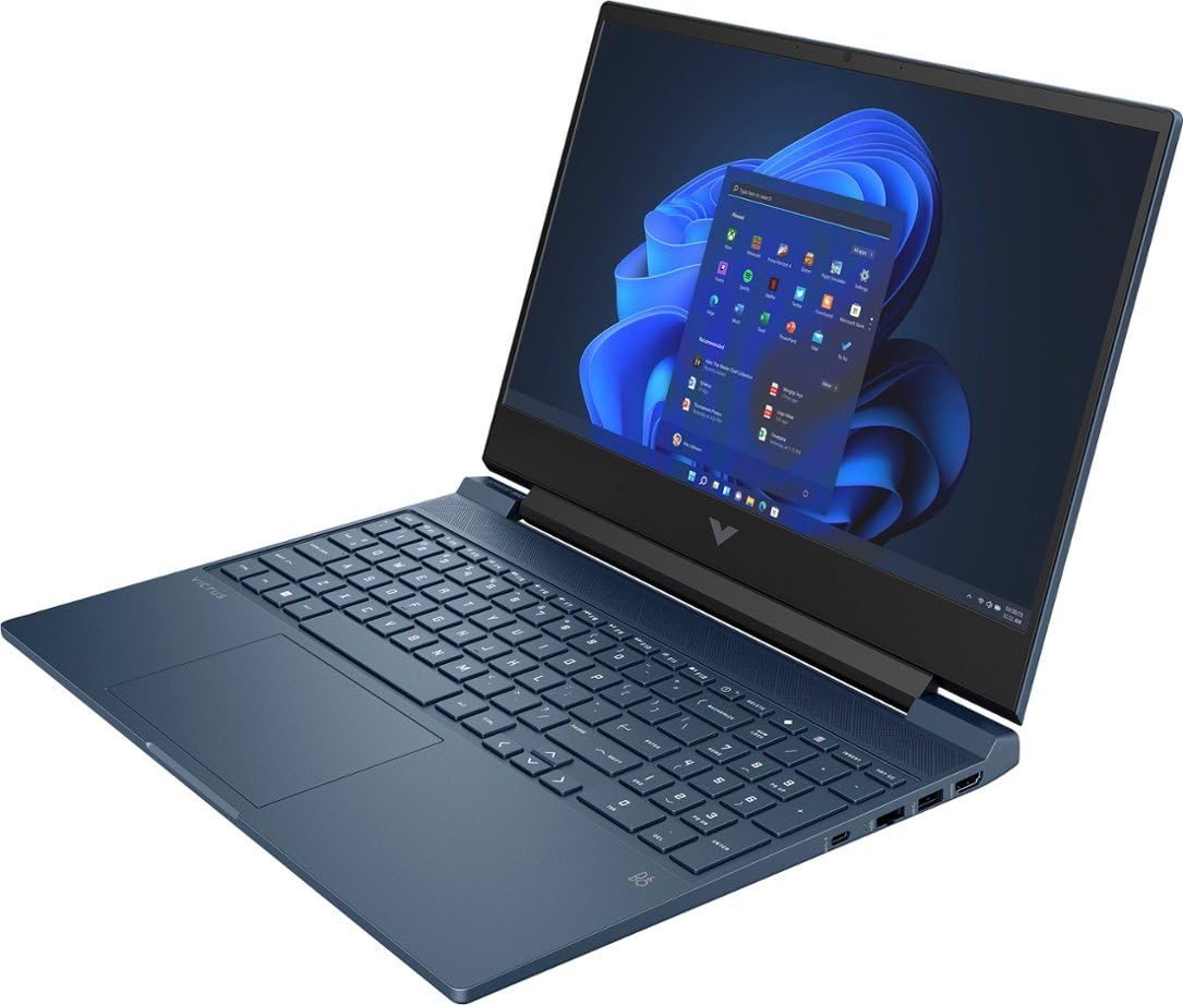 HP 2023 Newest Victus Gaming Laptop, 15.6" 144 Hz Display, Intel Core i5-13420H Processor, NVIDIA GeForce RTX 3050 Graphics, 16GB RAM, 512GB SSD, Backlit Keyboard, Windows 11 Home, Blue