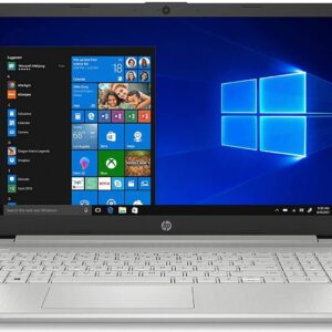 hp 2022 Newest 15.6" HD Laptop Computer, 11th Gen Intel Quad-Core i3-1125G4(Up to 3.7GHz, Beat i5-10210U),128GB SSD, 8GB RAM, Webcam, Bluetooth, USB-C, Wi-Fi, HDMI, Windows 11S, Silver+JVQ Mousepad