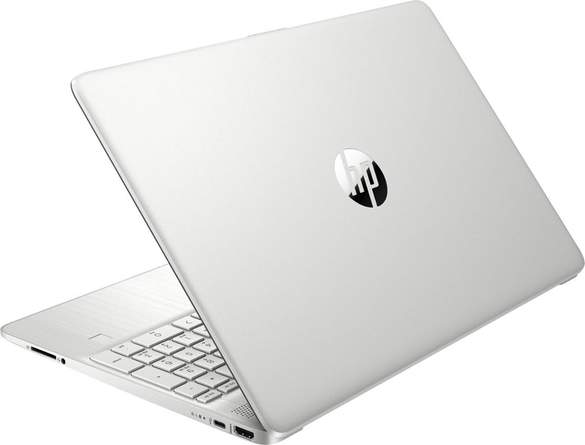 HP 2024 15 Laptop, 15.6" FHD Touchscreen, Intel Core i7-1255U (Up to 4.7GHz), 32GB RAM, 1TB PCIe SSD, Intel Iris Xe Graphics, Windows 11 Home, Silver with USB WiFi Adapter