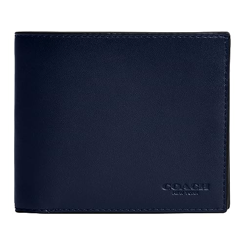 Coach 3 in 1 Wallet in Burnished Leather, Deep Blue