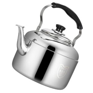 feltechelectr 304 stainless steel kettle stoveto water kettle loud sound tea kettle whistling teapot stainless steel teakettle teapot whistling tea pot gooseneck pot household products cordless