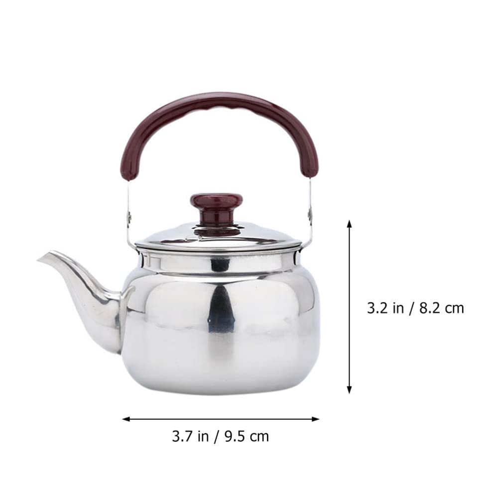 LIFKOME Pot Tea 0.8 QT Whistling Tea Kettle for Stove Stainless Steel Whistling Tea Pots Classic Stovetop Kettle Tea Pot