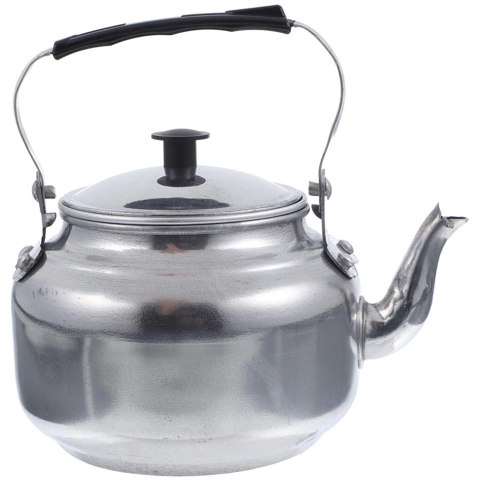 SHERCHPRY Aluminum Tea Kettle Metal Stovetop Kettle Camping Tea Kettle Metal Water Kettle Coffee Kettle for Home Restaurant