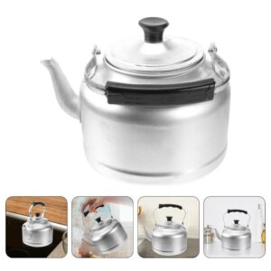 CALLARON Metal Tea Kettle Camping Stove Aluminium Tea Kettle 3L Stovetop Teakettle Classic Teapot Metal Tea Pots for Stove Top with Thin Fast Heating Base Vintage Kitchen Water Kettle