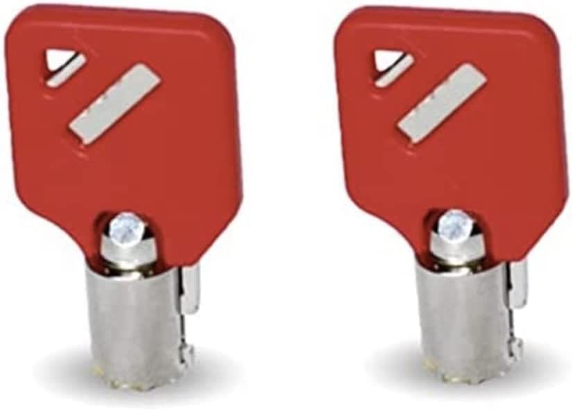 Compatible With Husky Milwaukee & Steel Glide R14 Keys Tool Box Tool Chest Replacement lock keys, 2 (R14) Key, Compatible With Husky Milwaukee & Steel Glide Toolboxes Red (R14)