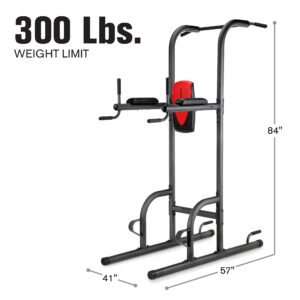 Weider Power Tower with 4 Workout Stations and 300 Lb. User Capacity