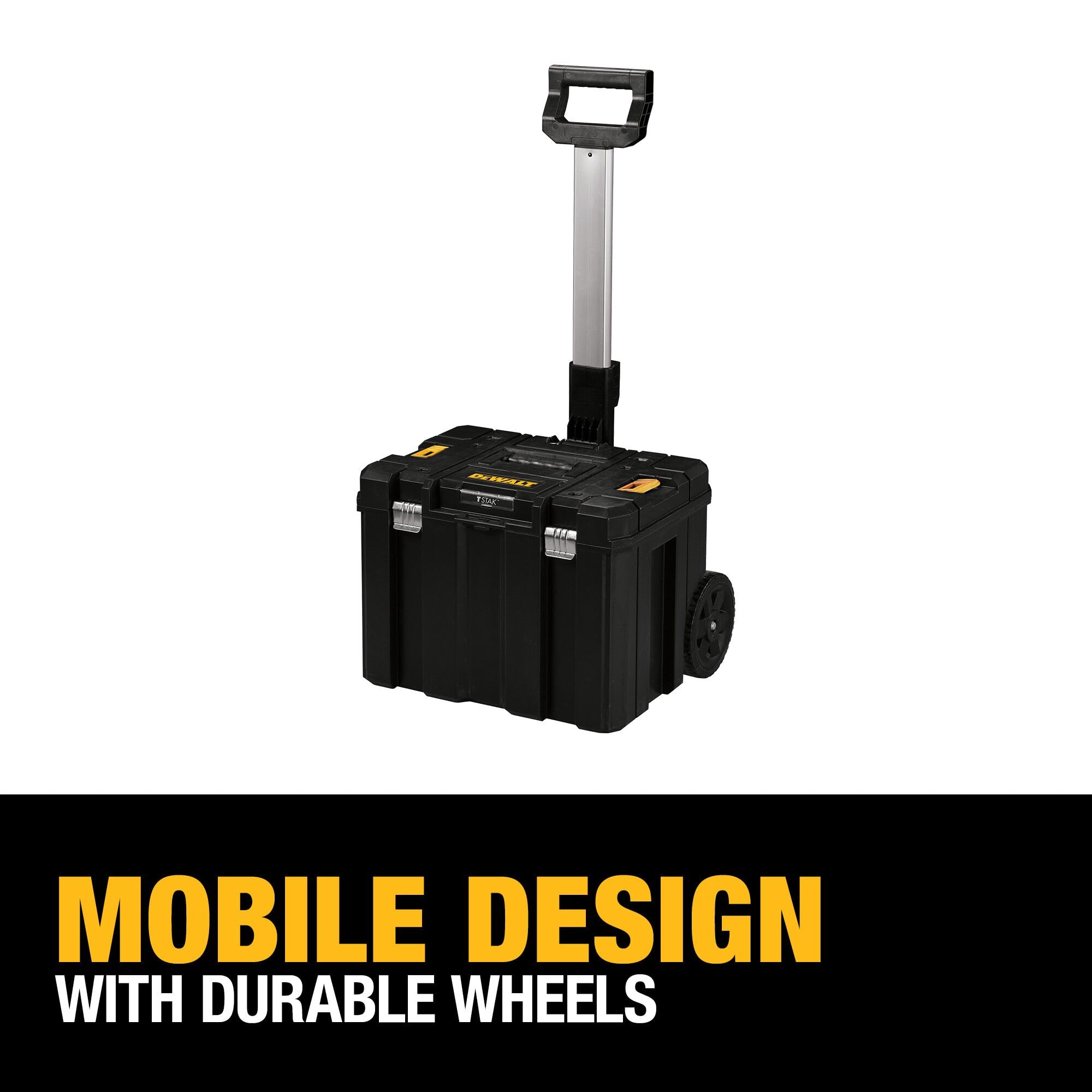 DEWALT Tool Box with Wheels, TSTAK, Deep Box With Wheels (DWST17820)