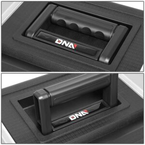 ‎DNA MOTORING TOOLS-00223 ‎19.5" x 28.5" x 12" 3-Tier Stackable Separate Hand Case Tool Boxes Trolley, 3-in-1 Storage Compartments,Yellow