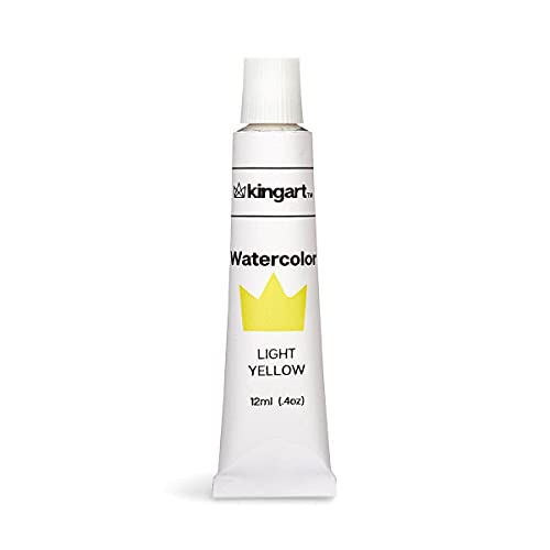 KINGART Studio Watercolor Paint, 12 ml (.4oz), Set of 12 Colors