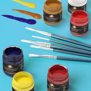 MyArtscape Acrylic Paint Set - 12 x 100ml Bottles - Artist Quality Paints - Lightfast - Heavy Body - Highly Pigmented Colors with Great Coverage - Professional Art Supplies