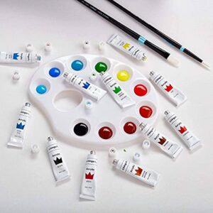 KINGART Studio Acrylic Paint, 12 ml (.4oz), Set of 12 Colors